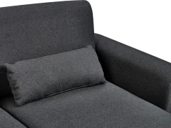 Hjørnesovesofa 3 personers OLLSTA Sort Venstrevendt