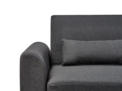 Hjørnesovesofa 3 personers OLLSTA Sort Venstrevendt
