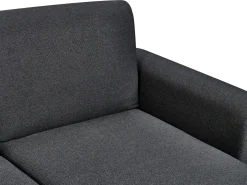 Hjørnesovesofa 3 personers OLLSTA Sort Venstrevendt
