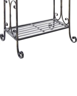 Håndklædestativ LINARES Metal Sort