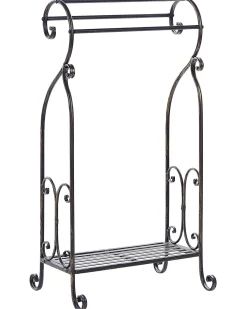 Håndklædestativ LINARES Metal Sort