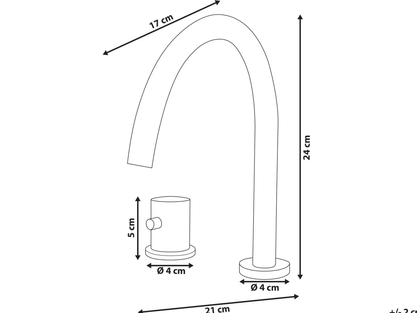Håndvask vandhane COLICO Messing Guld