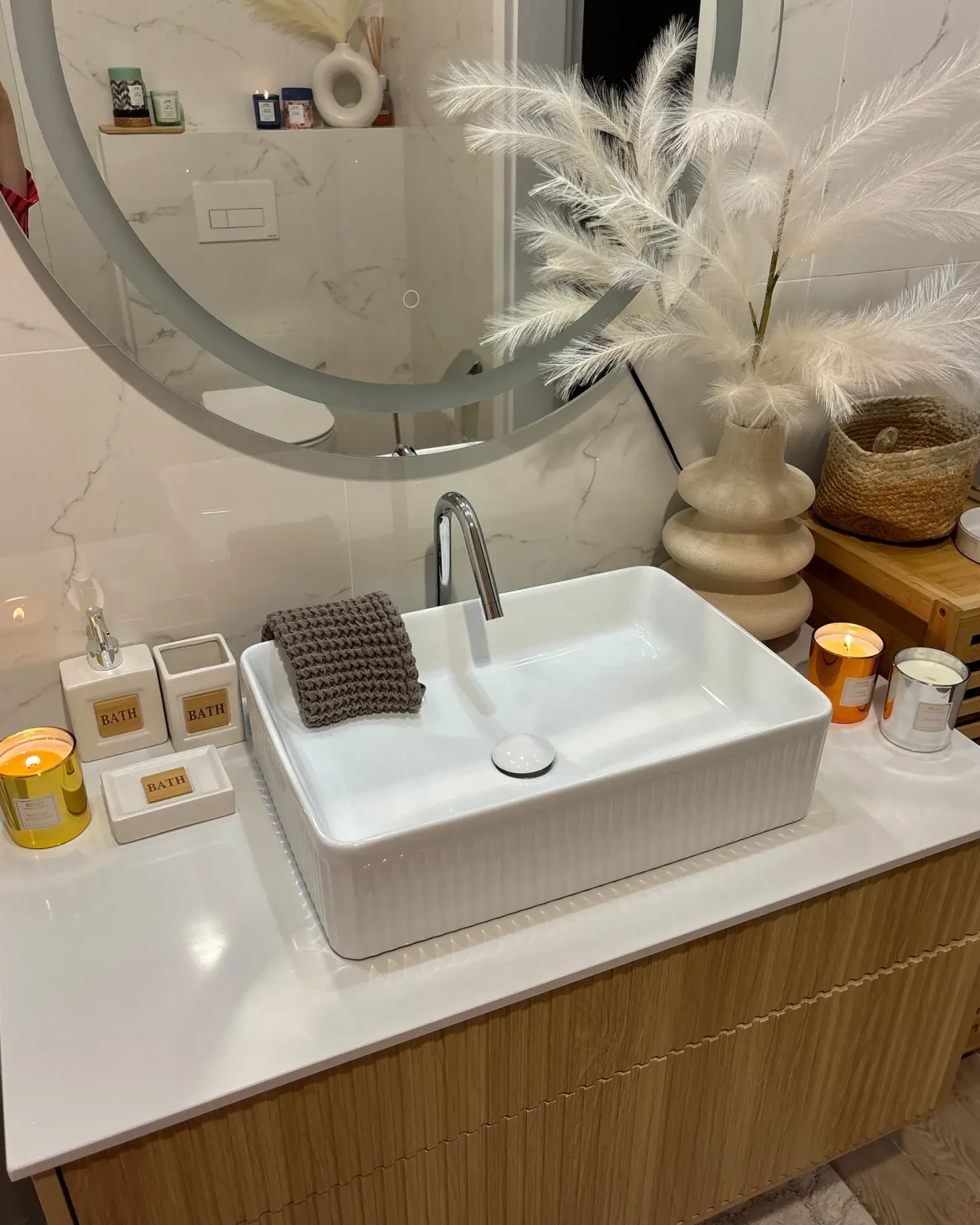 Håndvask vandhane KALAMBO Messing Sølv