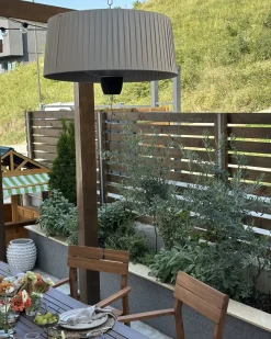 Hængende infrarød terrassevarmer ASCEA 1500 W Lysegrå