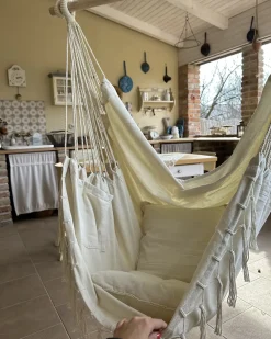 Hængestol BONEA Bomuld Beige