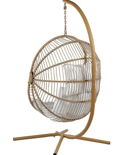 Hængestol med stativ ACRI PE-rattan Beige
