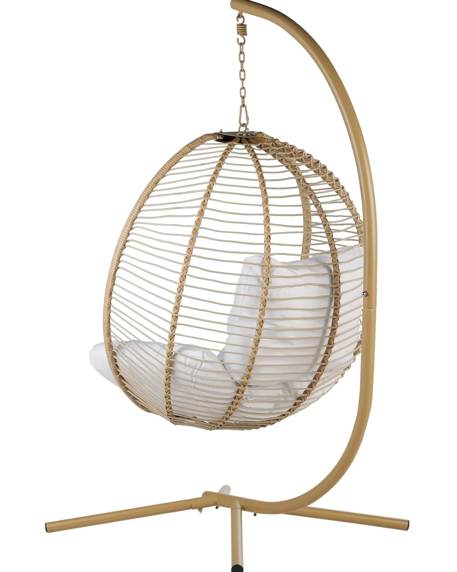 Hængestol med stativ ARCO Metal Beige