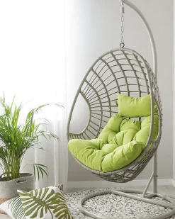 Hængestol med stativ ARPINO PE-rattan Beige