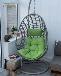 Hængestol med stativ ARPINO PE-rattan Beige