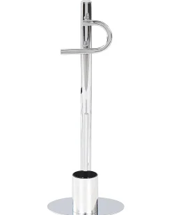 Holder til toiletpapir og -børste SARTO Metal Sølv
