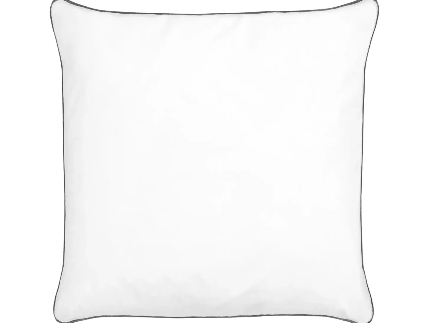 Hovedpude PELISTER Lav Microfiber 80 x 80 cm Hvid