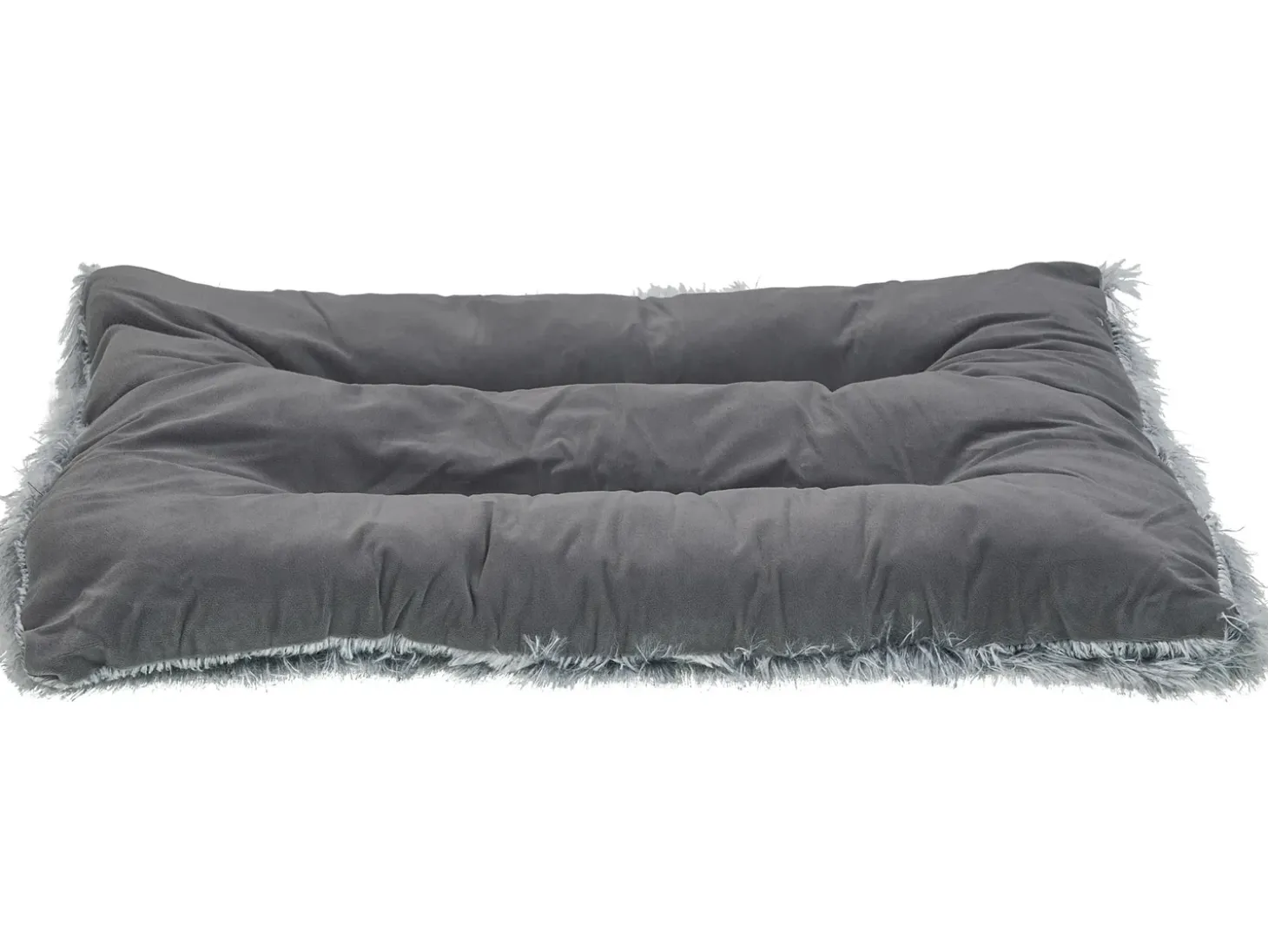 Hundepude ERGANI Velour Grå