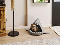 Hundepude PIRANHA Filt Lysegrå