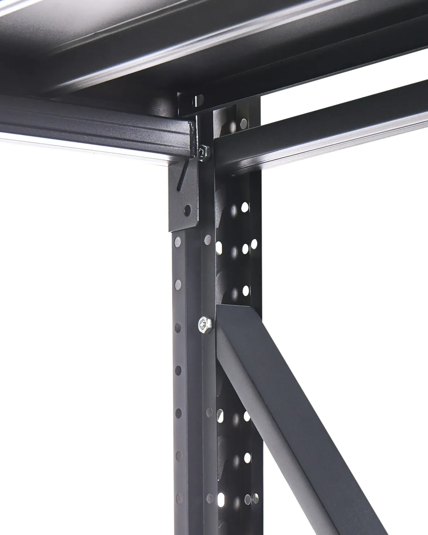Hylder til garagen FIUGGI Metal 200 cm 200 cm Sort