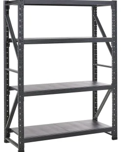 Hylder til garagen FIUGGI Metal 200 cm 150 cm Sort