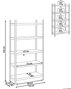 Hylder til garagen XITTA Metal 150 cm 75 cm Sølv