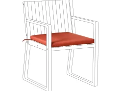 Hynde til havestol SASSARI PREMIUM 46 x 46 cm Rød