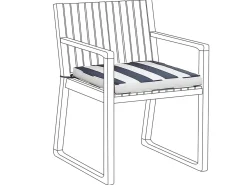 Hynde til havestol SASSARI 46 x 46 cm Navy Blå