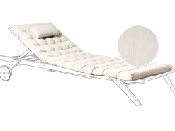 Hynde til liggestol CESANA PREMIUM 192 x 56 cm Lys Beige