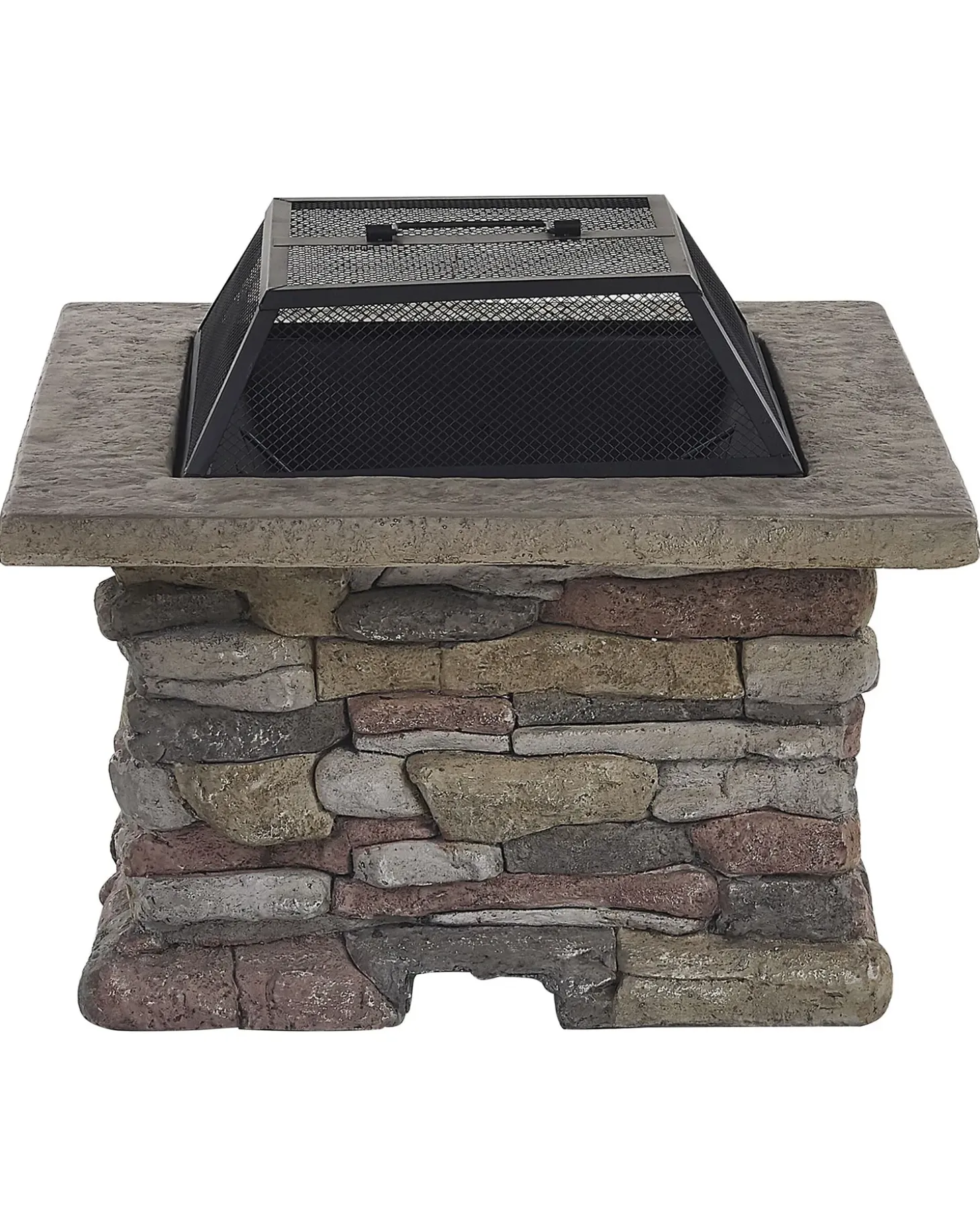 Ildsted med grill KELUD Beton Grå