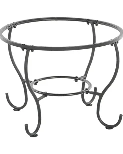 Ildsted med grill NEGARA Metal Sort