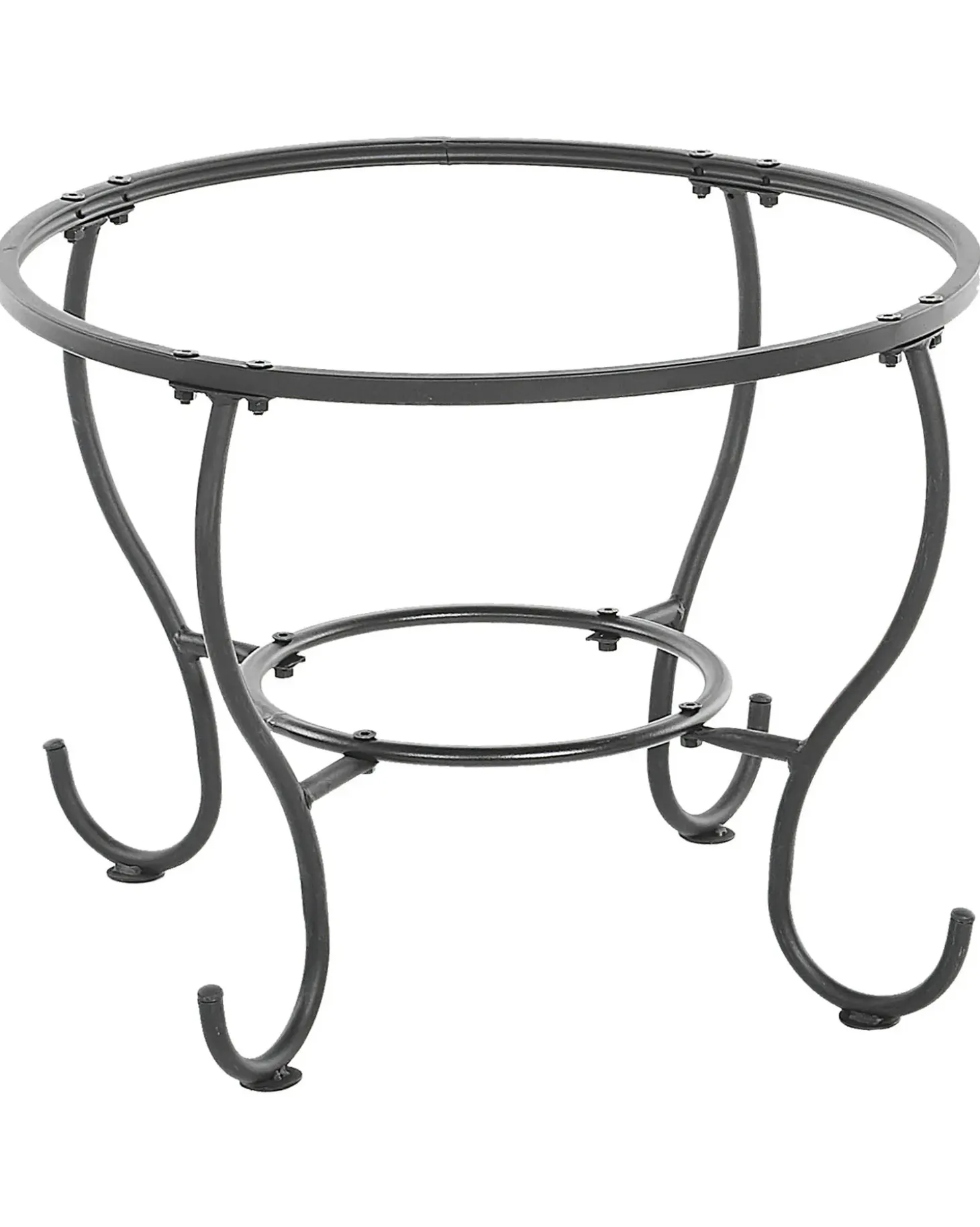 Ildsted med grill NEGARA Metal Sort