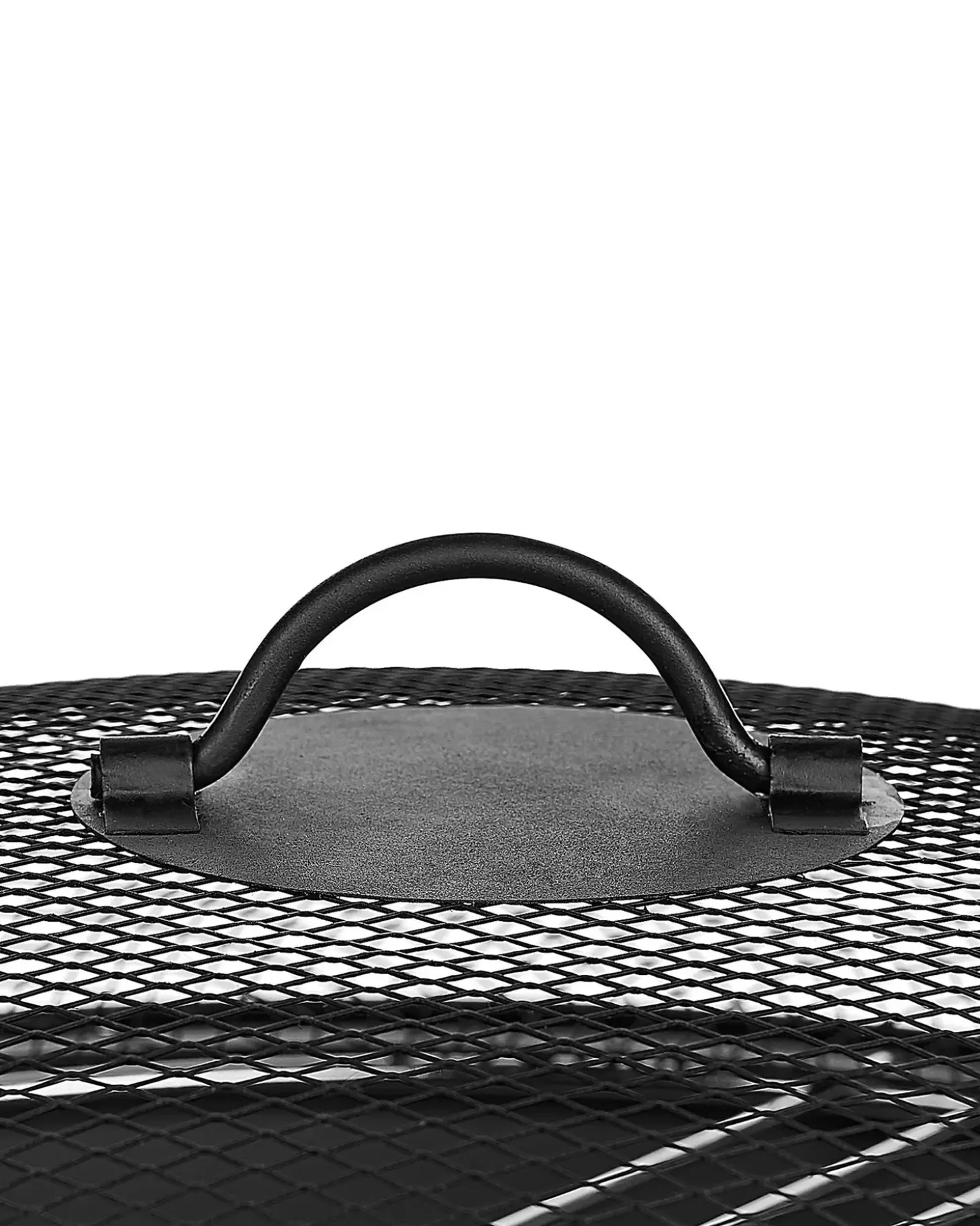 Ildsted med grill NEGARA Metal Sort