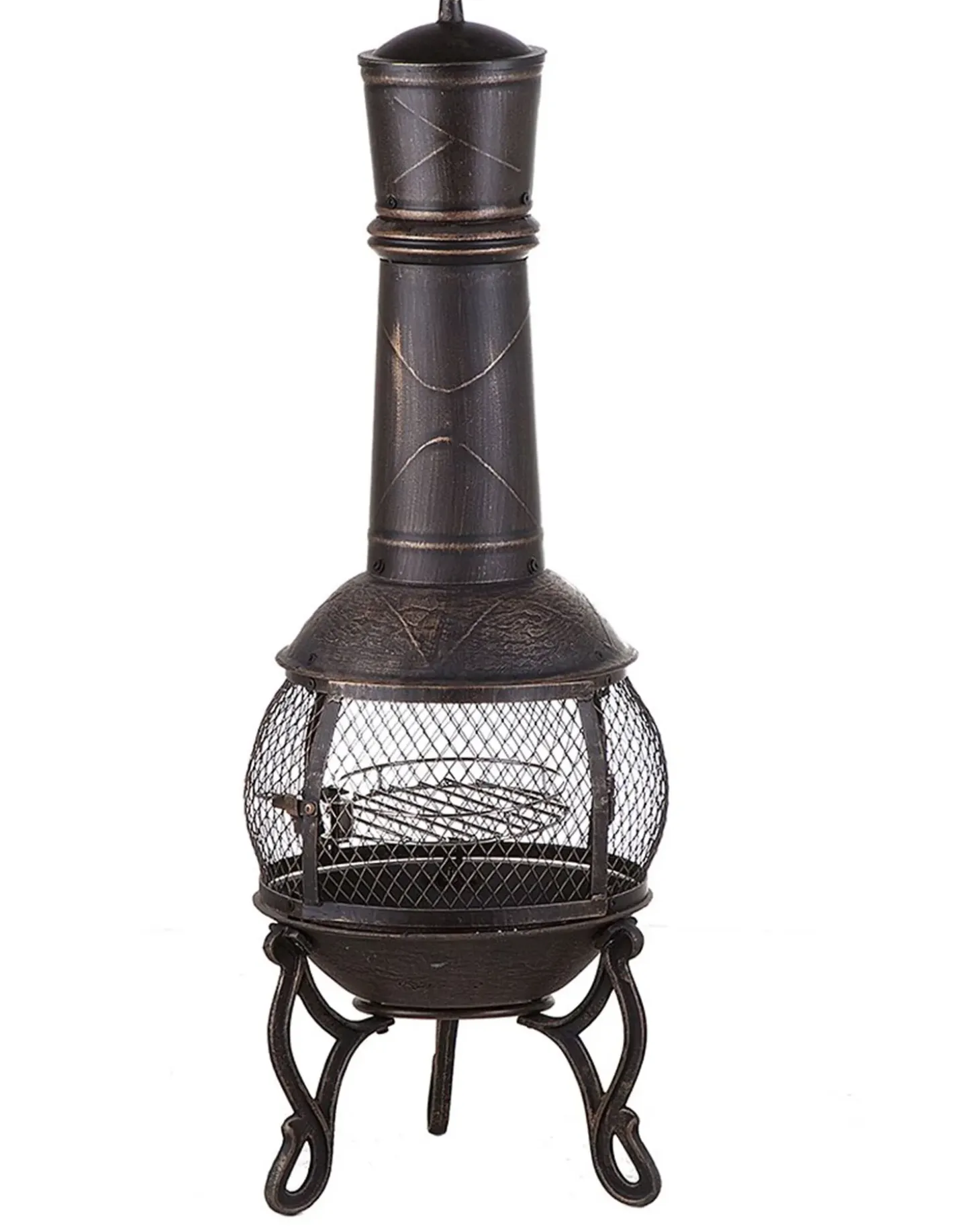 Ildsted med grill TACORA Metal Sort