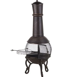 Ildsted med grill TACORA Metal Sort