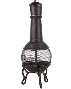 Ildsted med grill TACORA Metal Sort