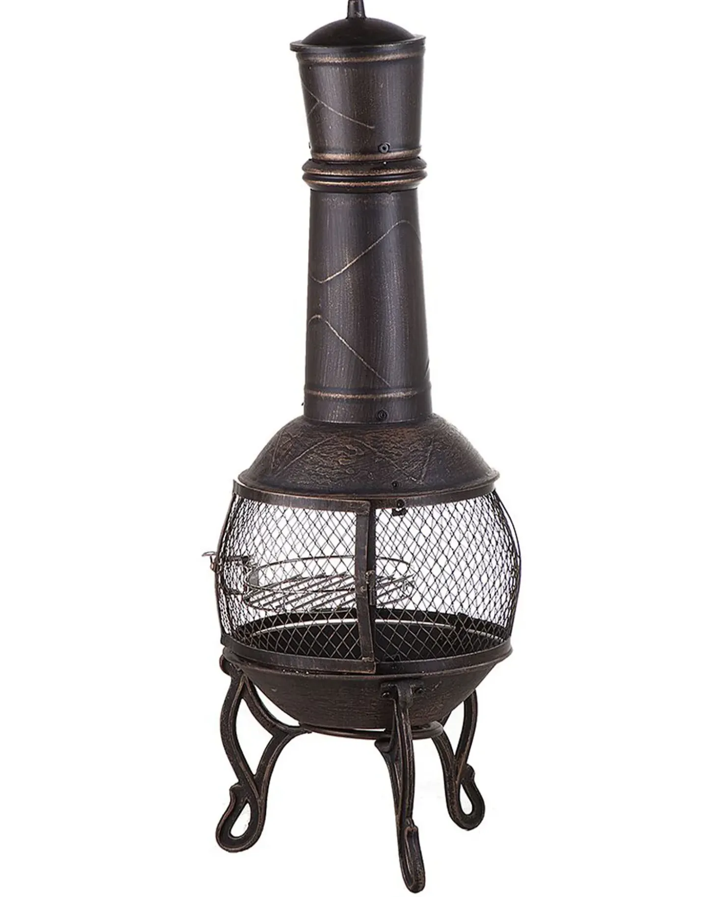 Ildsted med grill TACORA Metal Sort