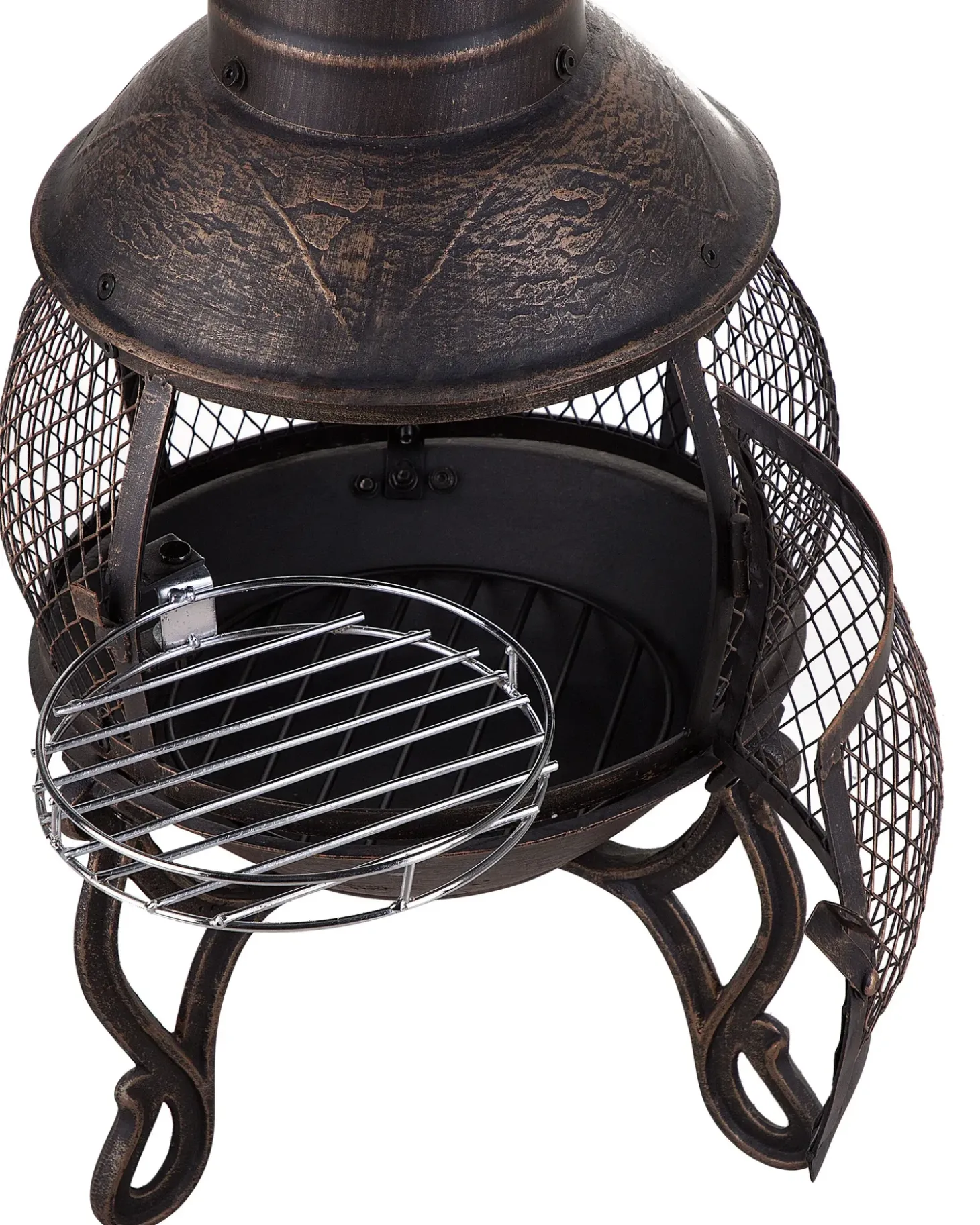 Ildsted med grill TACORA Metal Sort