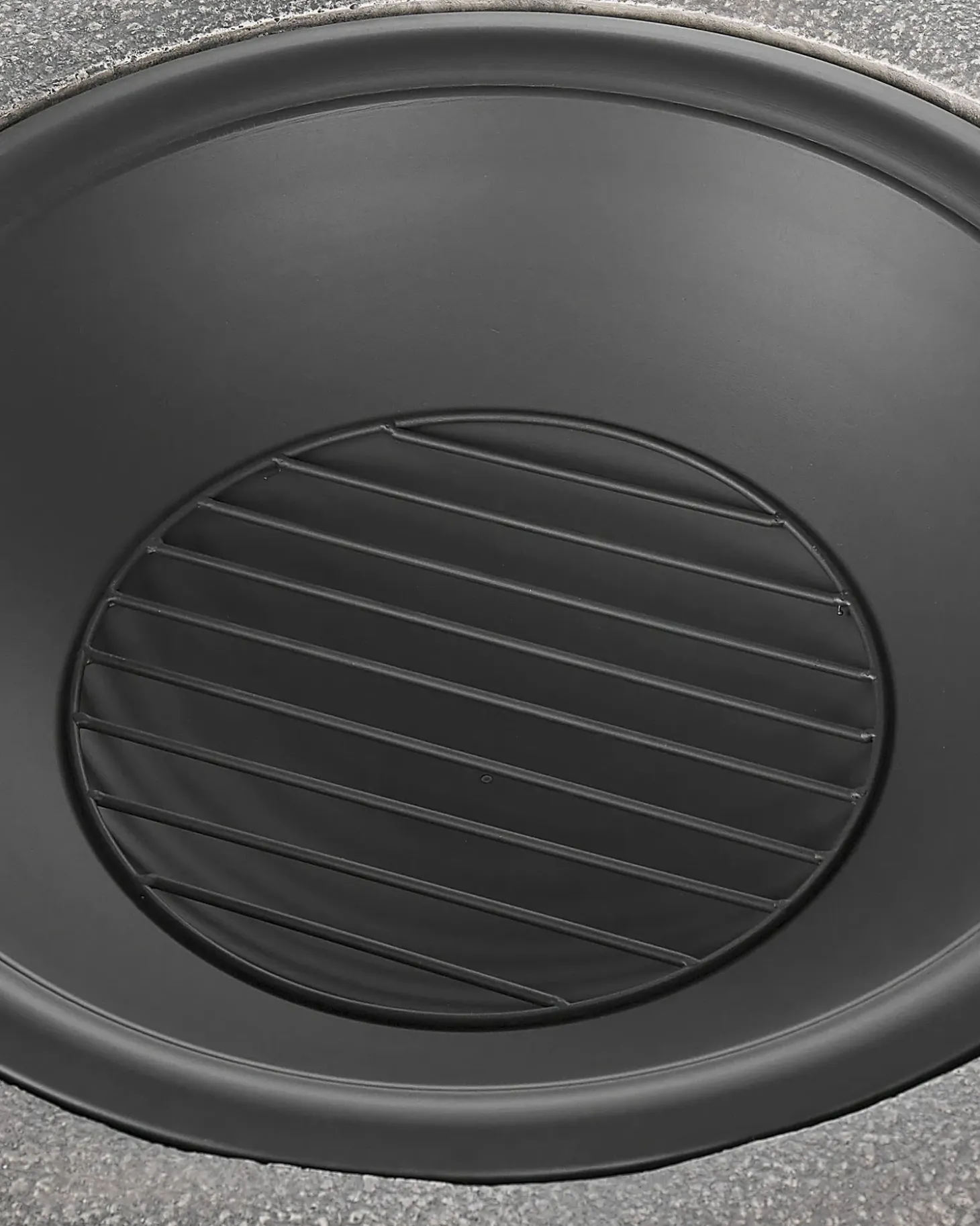 Ildsted med grill TAMBORA Beton Grå