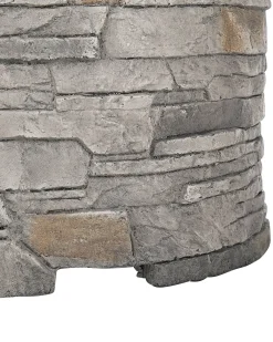 Ildsted med grill TAMBORA Beton Grå