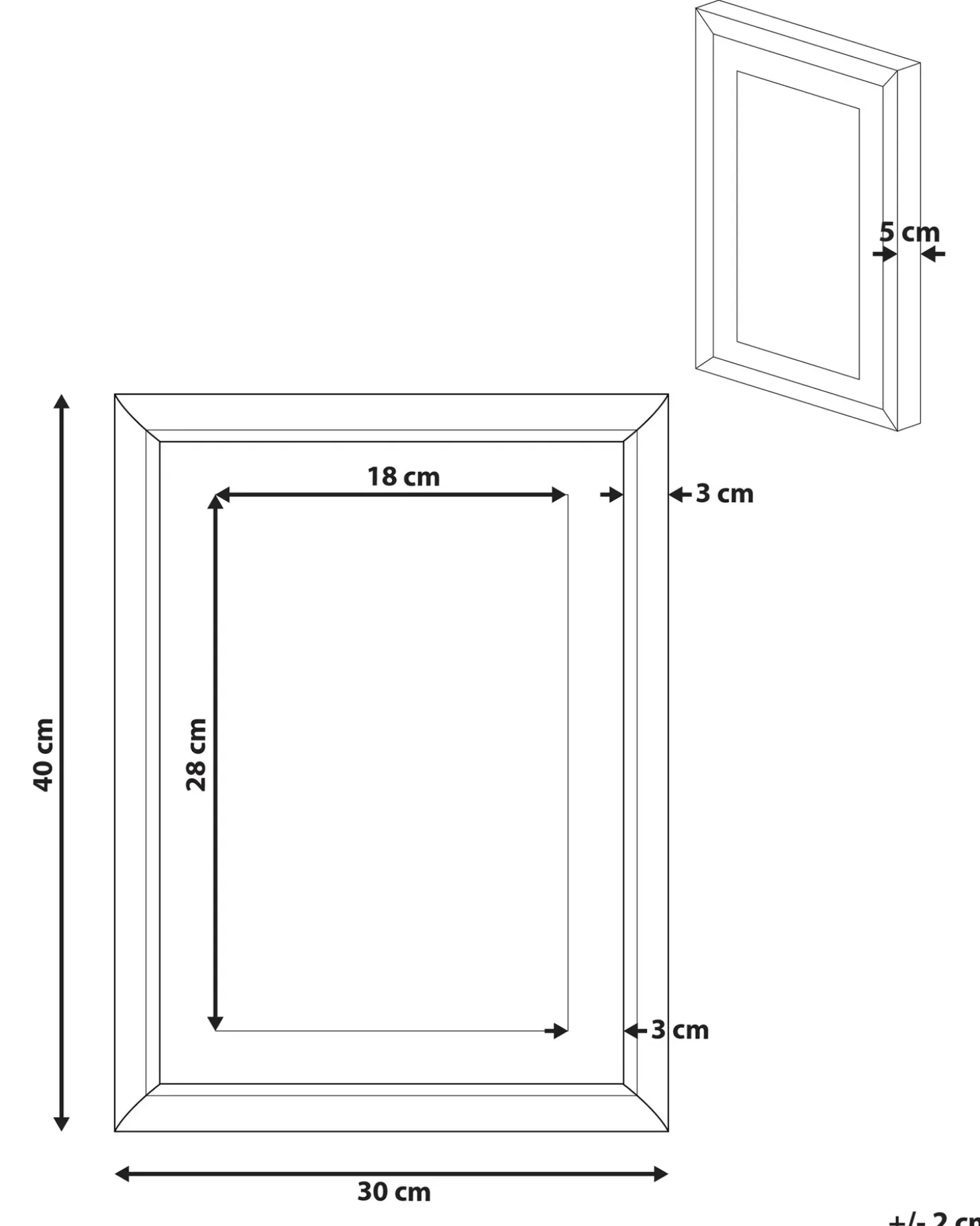 Indrammede plakater AGENA Blomster motiv 30 x 40 cm Blå
