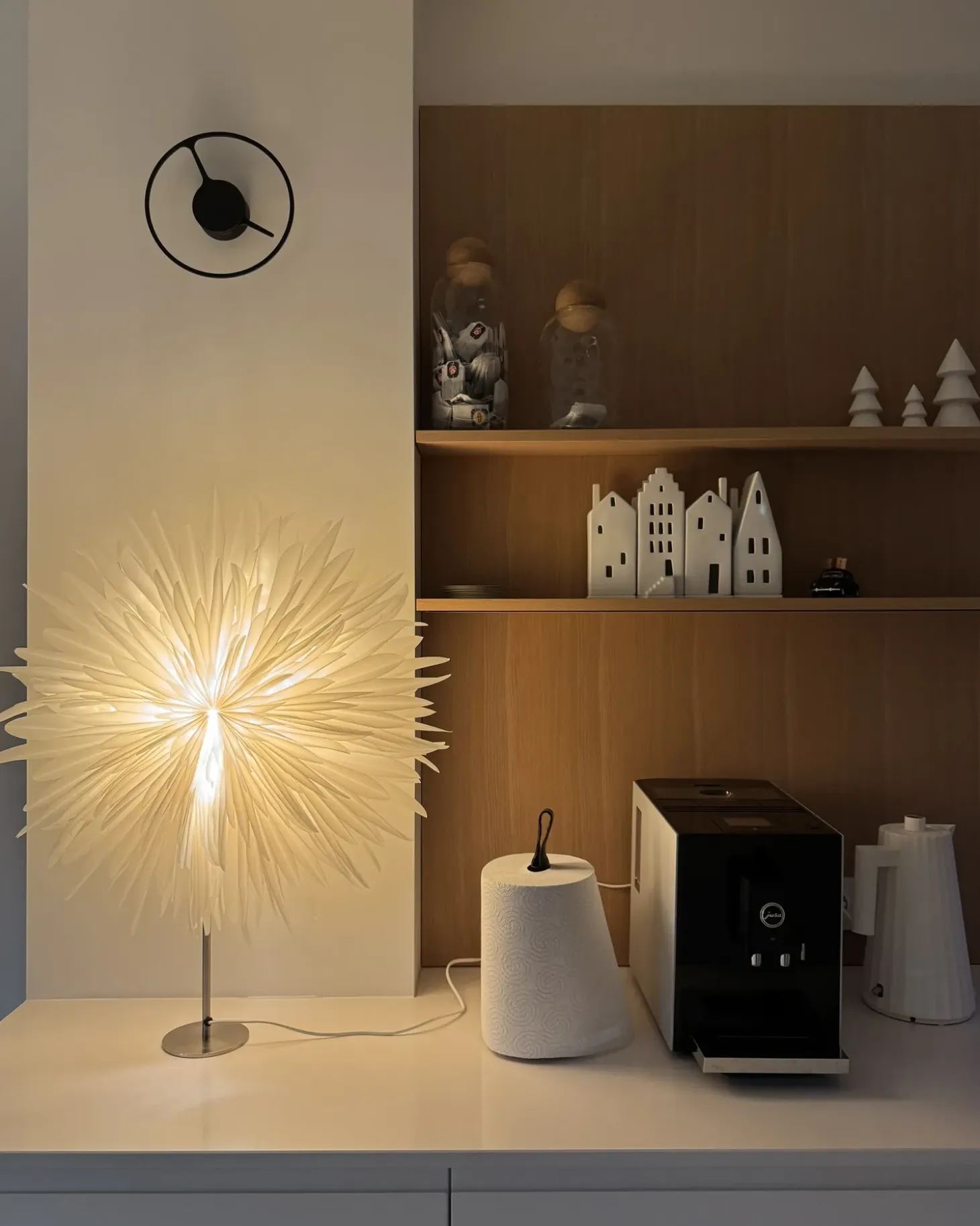 Juledekoration Bordlampe SATOPANTH Stjerne 70 cm Hvid
