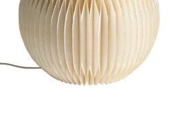 Juledekoration Bordlampe BANGA Snemand 51 cm Beige