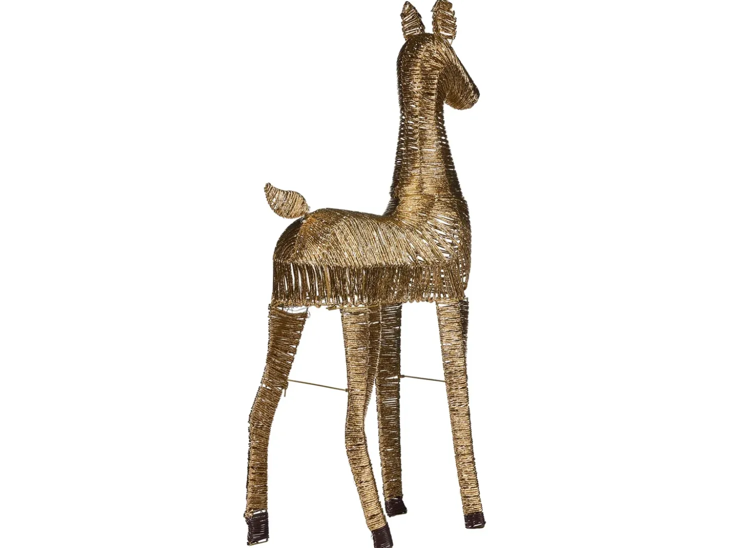 Juledekoration LED AKUREYRI Rensdyr 110 cm Guld