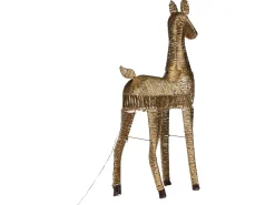 Juledekoration LED AKUREYRI Rensdyr 110 cm Guld