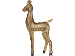 Juledekoration LED AKUREYRI Rensdyr 110 cm Guld