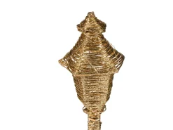 Juledekoration LED ALFTANES Søjle lampe 62 cm Guld