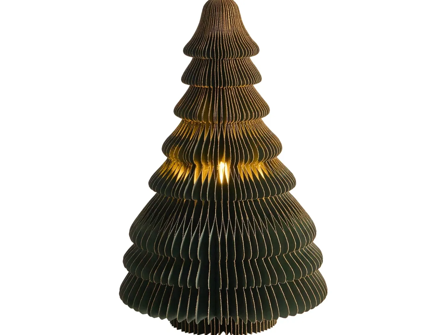 Juledekoration LED ANDAN Juletræ 41 cm Grøn