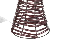 Juledekoration LED DYBESO Rensdyr 60 cm Mørkebrun