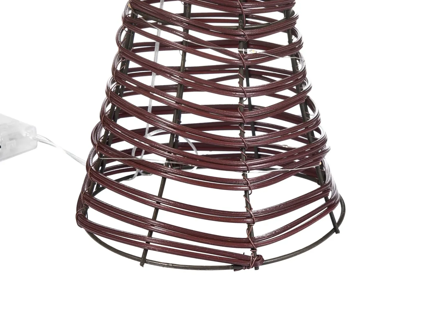 Juledekoration LED DYBESO Rensdyr 60 cm Mørkebrun