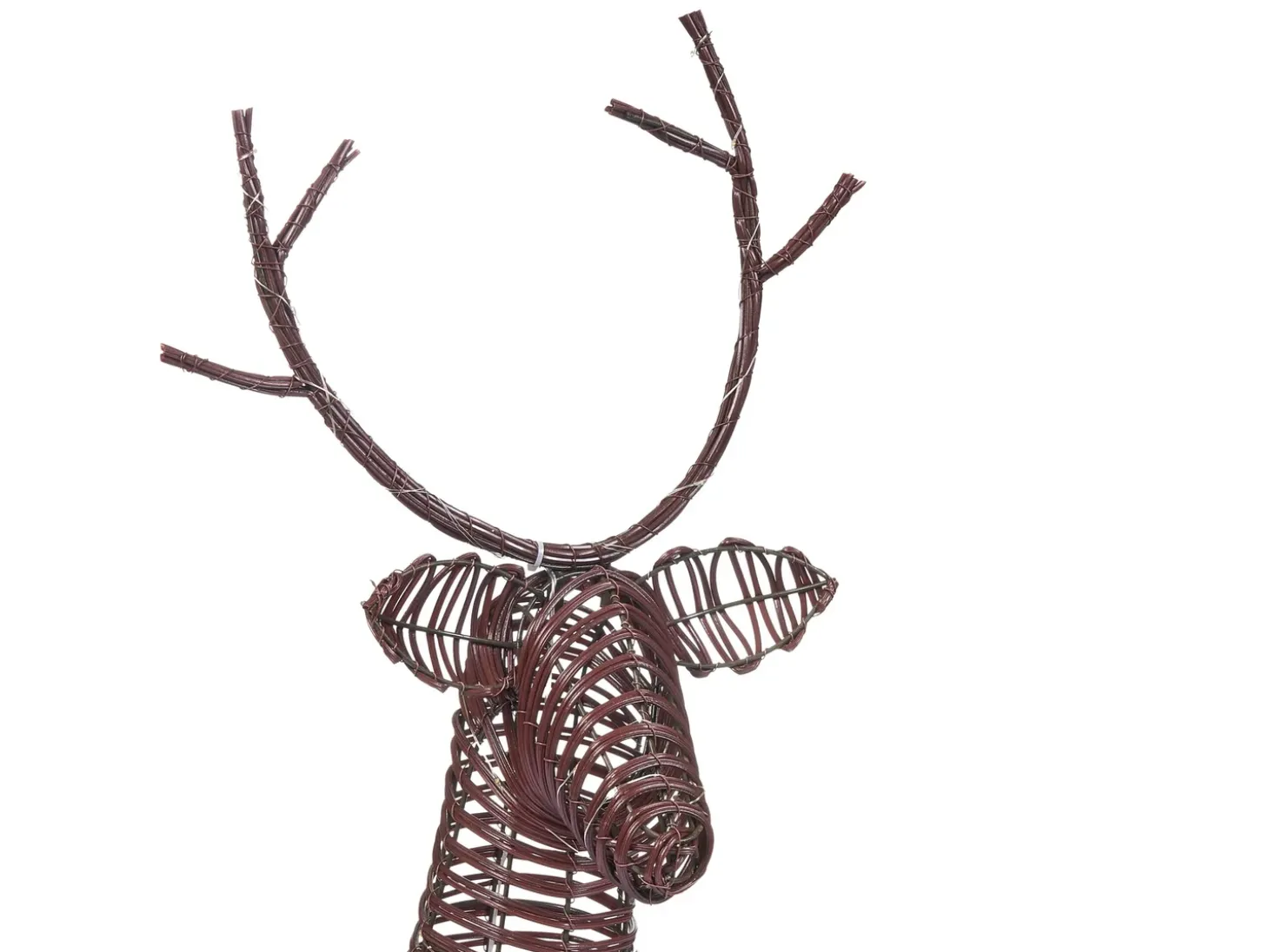 Juledekoration LED DYBESO Rensdyr 60 cm Mørkebrun