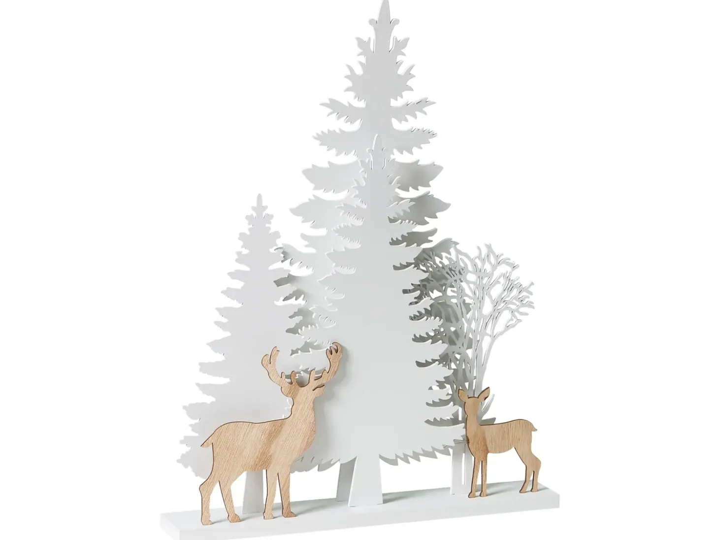 Juledekoration LED GISSELAN 45 cm Hvid