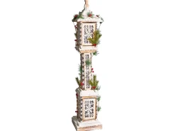 Juledekoration LED LENTIRA Søjle lampe 80 cm Lysebrun