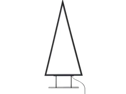 Juledekoration LED LOPPI Juletræ 47/69 cm Sort