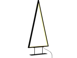 Juledekoration LED LOPPI Juletræ 47/69 cm Sort