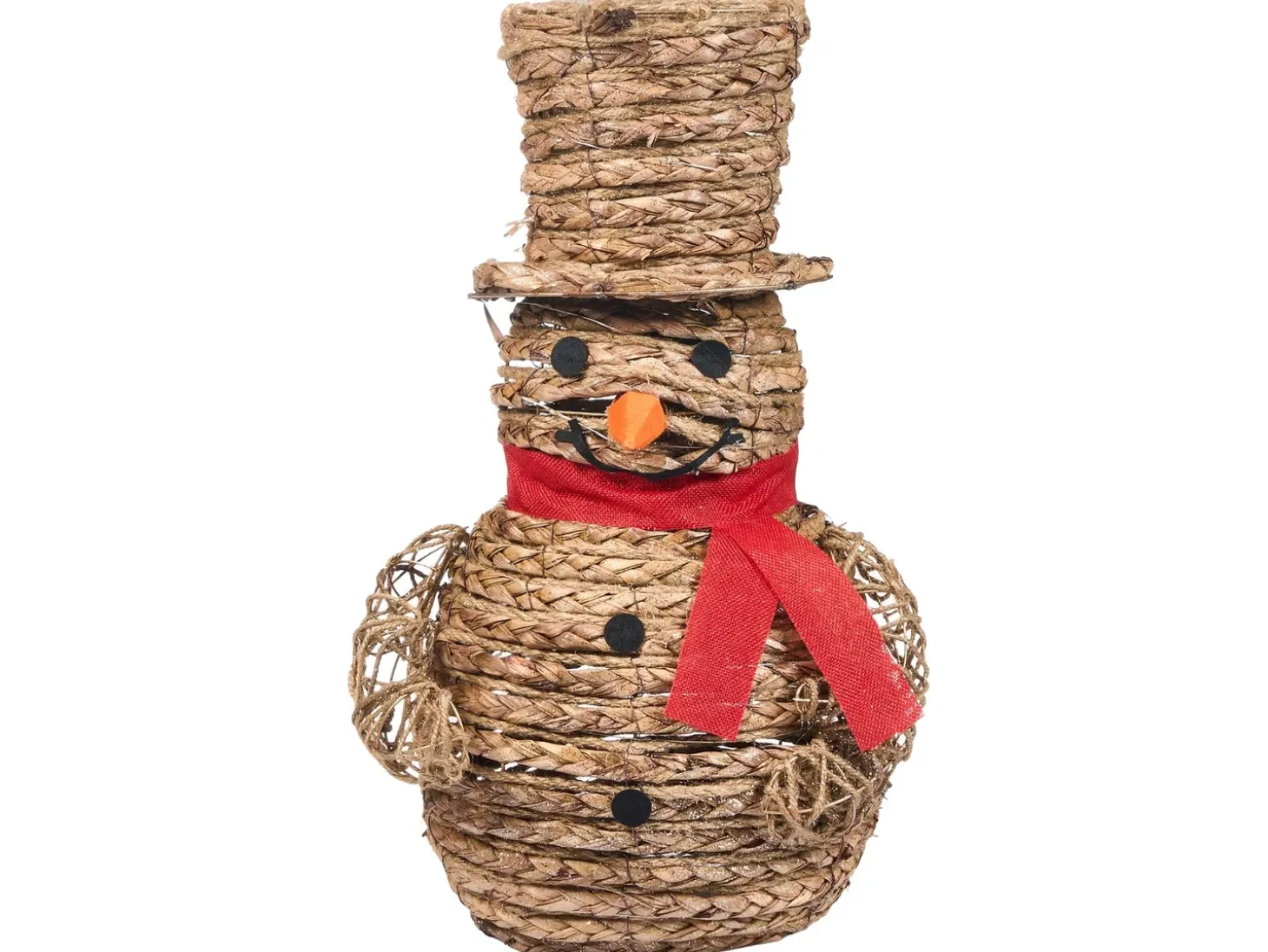 Juledekoration LED OLAFSVIK Snemand 52 cm Naturlig